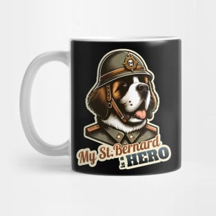 St. Bernard soldier Mug